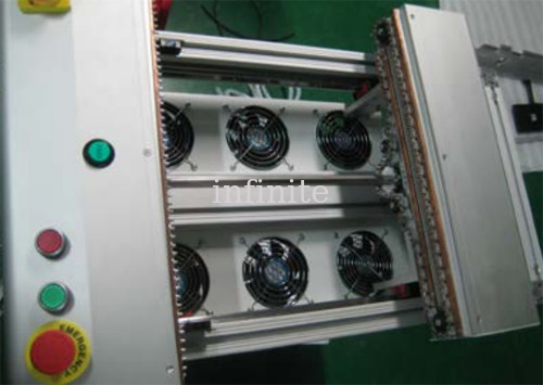 Промышленный транспортер PCB пользы SMT с вентиляторами на дне